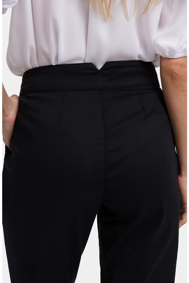 Payton High Waist Pedal Pusher Pants, Alternate, color, BLACK