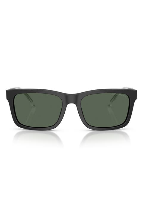 57mm Rectangle Sunglasses