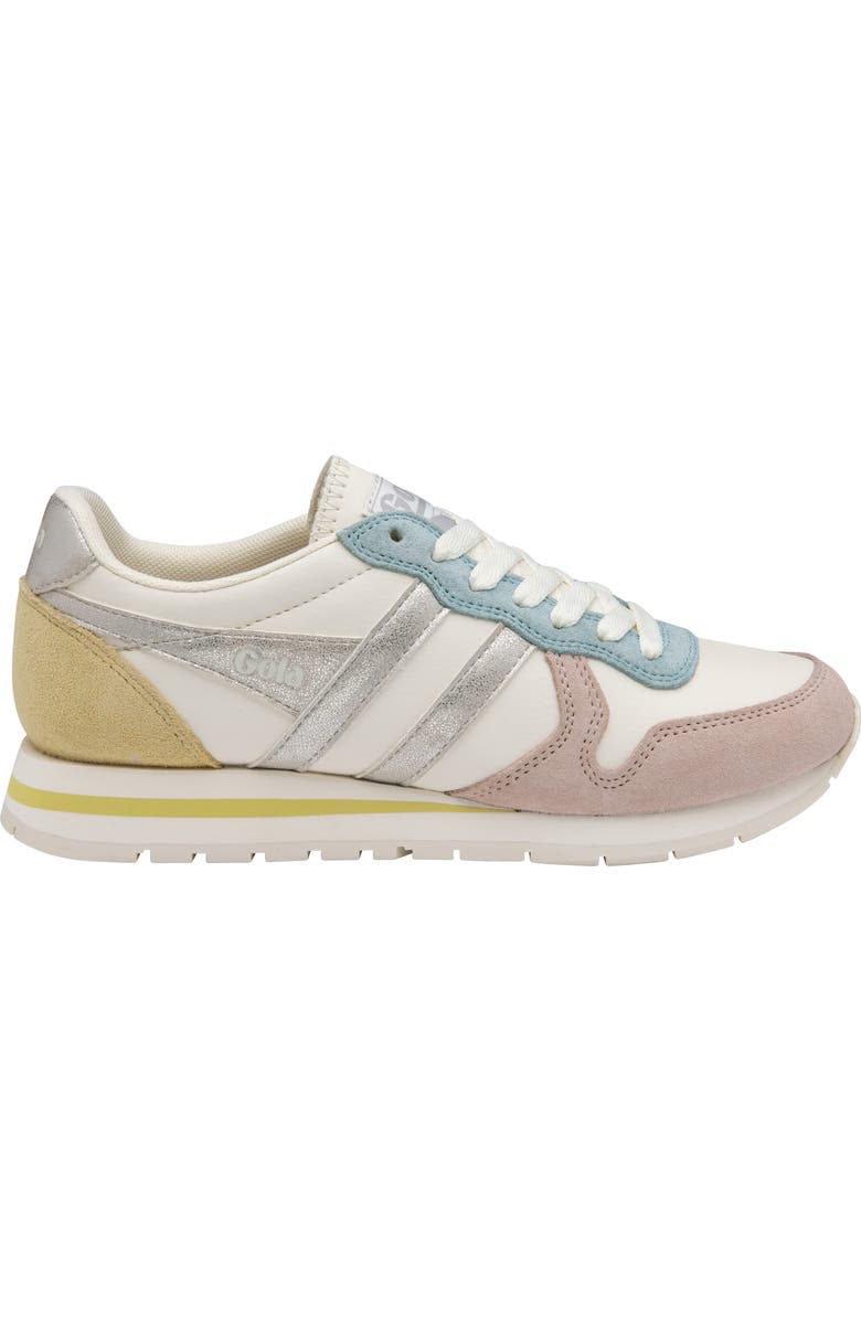 Gola Classics Daytona Quadrant Sneaker, Alternate, color, Offwhite/Blossom/Sil/Lem