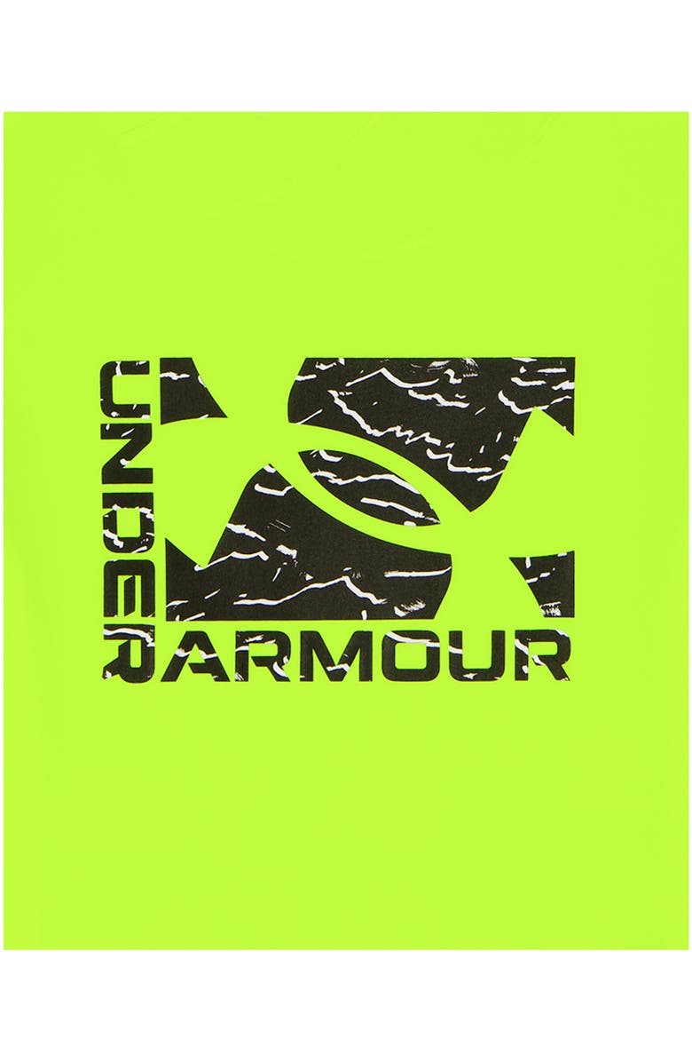 Under Armour Kids' UA Tech<sup>™</sup> Logo Graphic T-Shirt & Shorts Set, Alternate, color, Hi-Vis Yellow