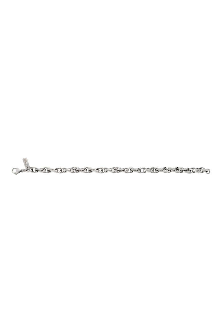 Men's Rolo Chain Bracelet, Alternate, color, SILVER