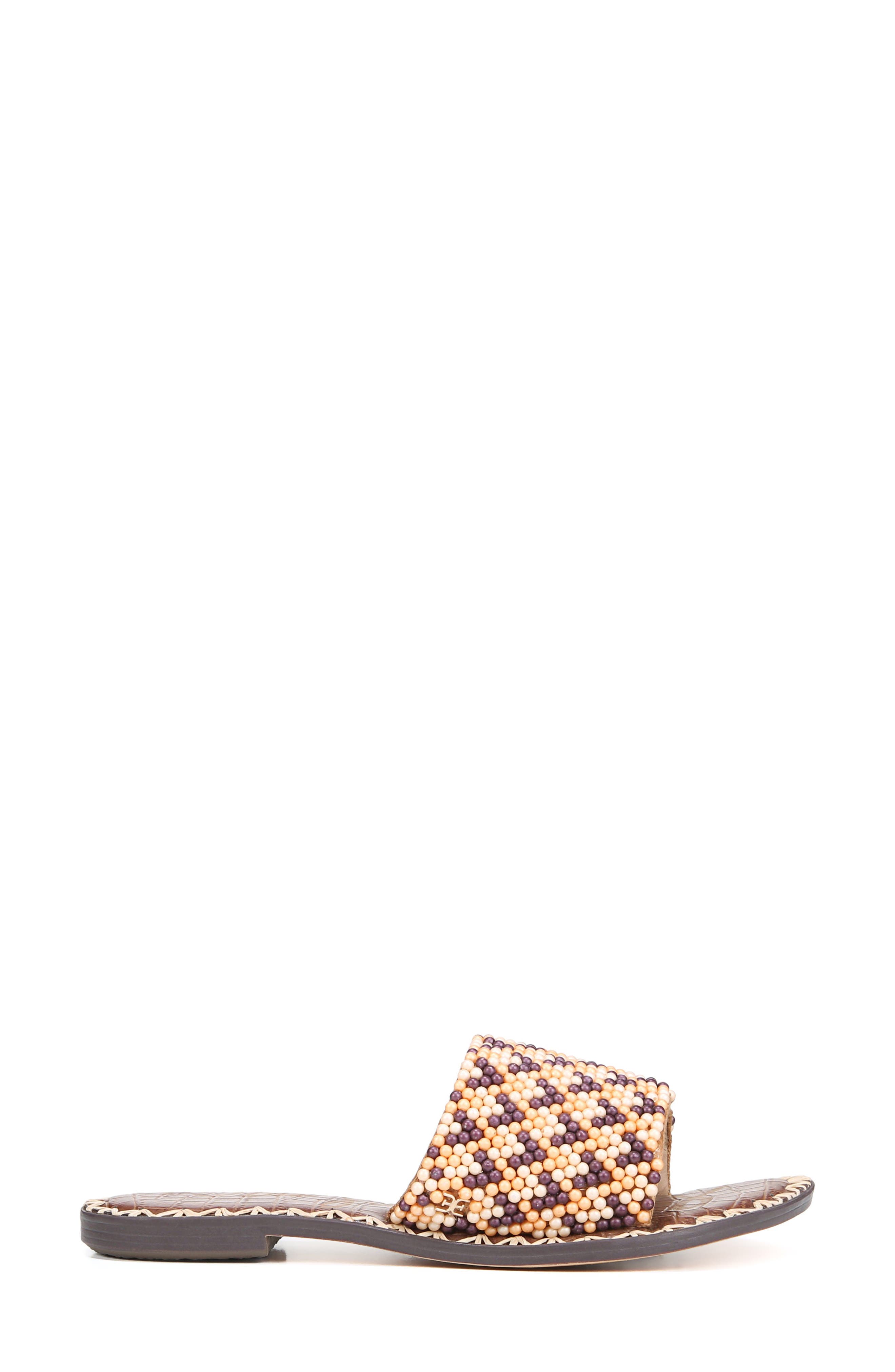 Gunner Slide Sandal, Alternate, color, LIGHT BROWN MULTI