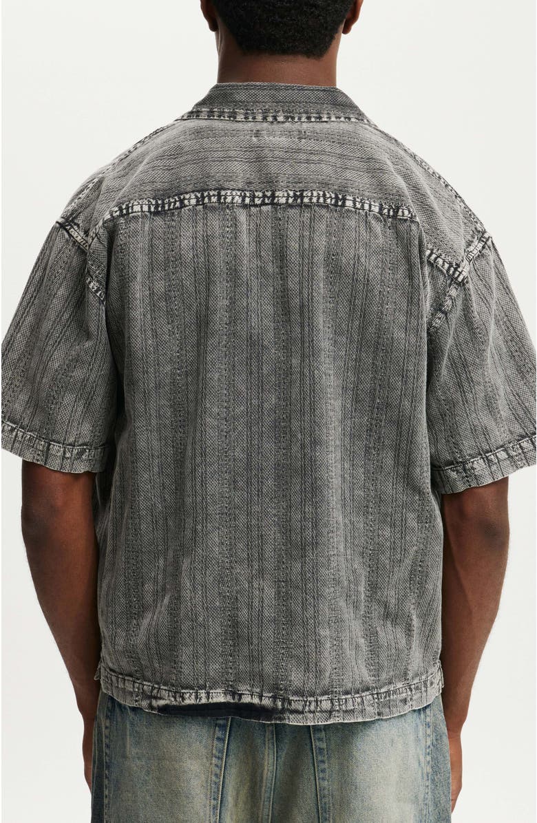 Cotton On Men's Washed Box Fit Short Sleeve Shirt, Alternate, color, 