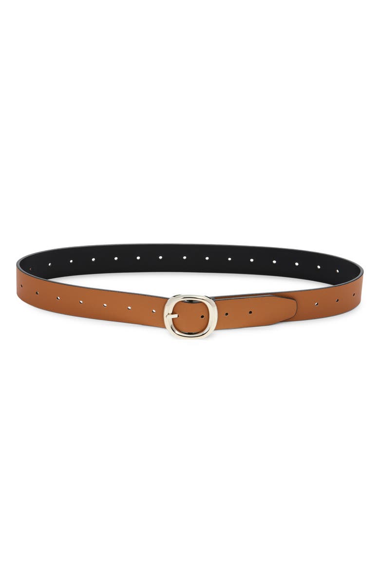 Reversible Faux Leather Belt