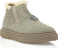 PHILIPP PLEIN Eco Shearling Suede Anckle Boots Girl