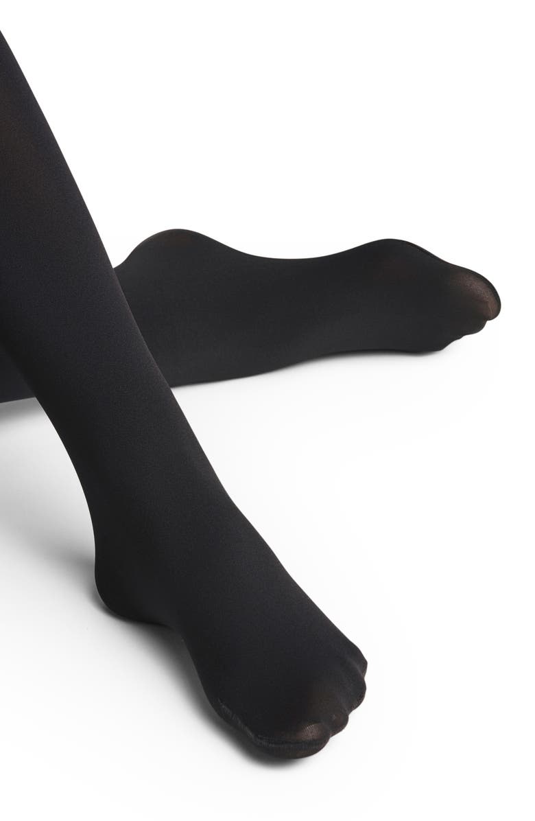 Falke Pure Opaque Tights, Alternate, color, Black