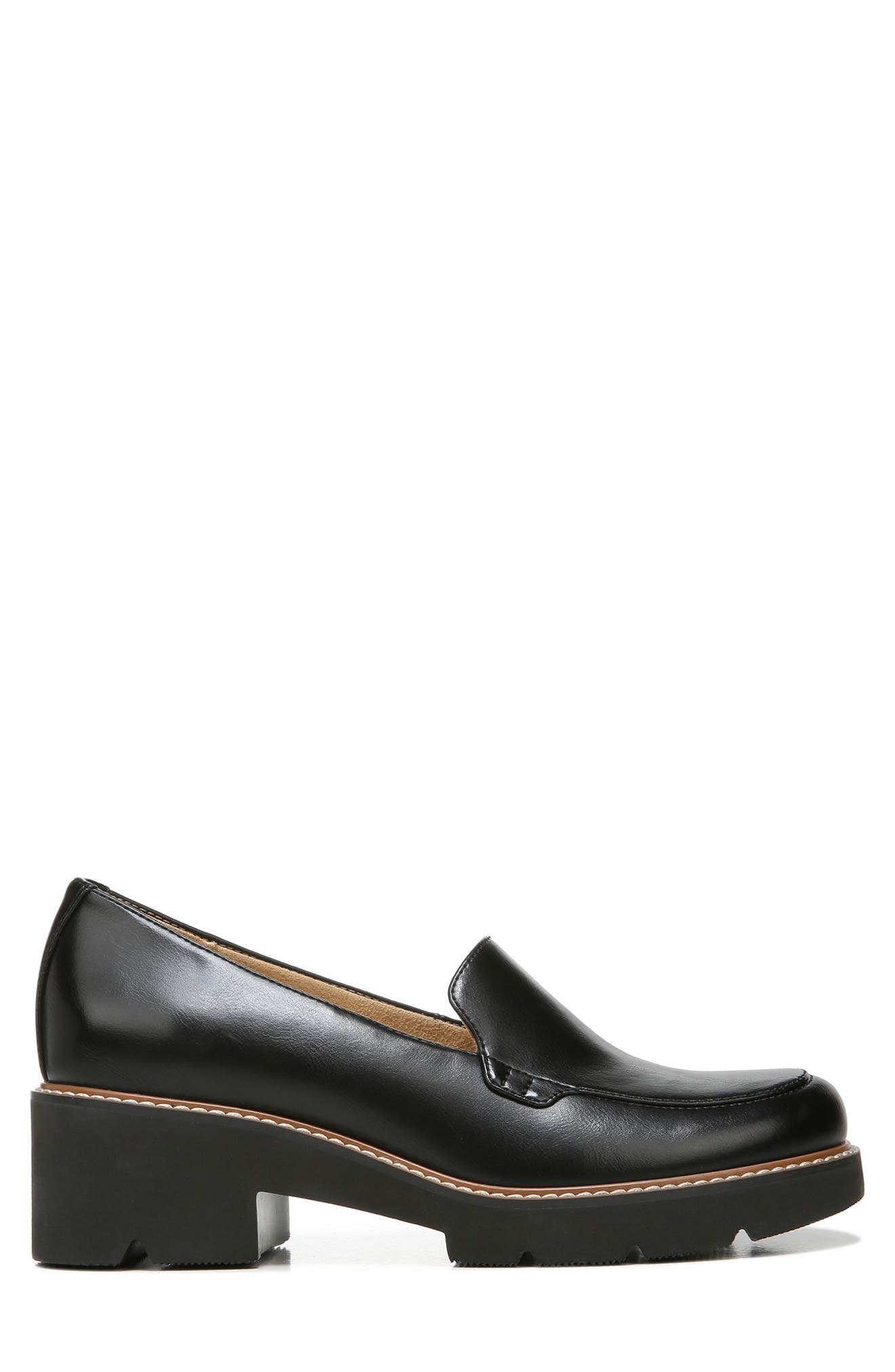 Naturalizer Cabaret Platform Lug Sole Loafer - Wide Width Available, Alternate, color, 