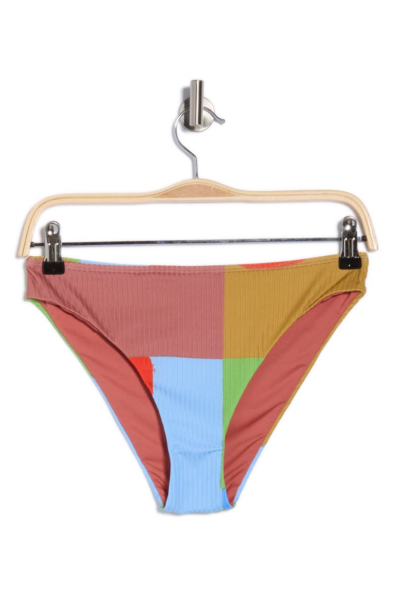 Vitamin A<sup>®</sup> Cali High Leg Bikini Bottoms, Main, color, Abstract