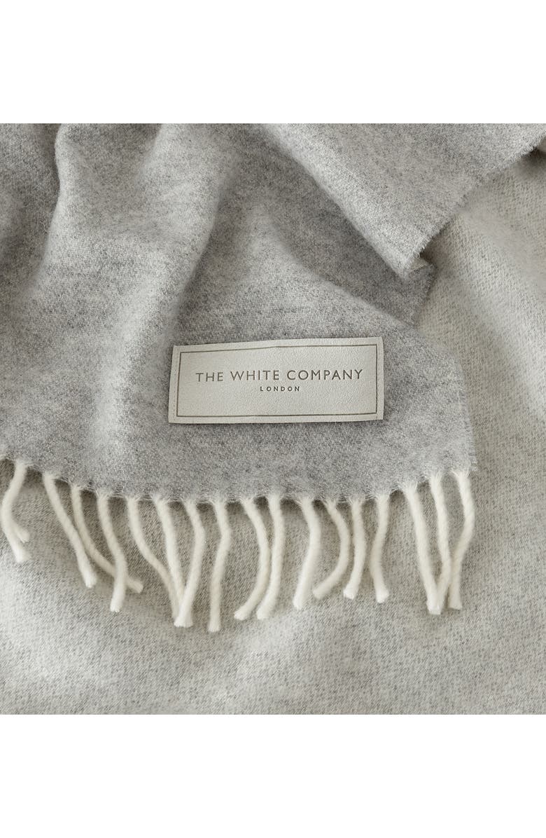 The White Company Luxury Wool & Cashmere Throw, Alternate, color,