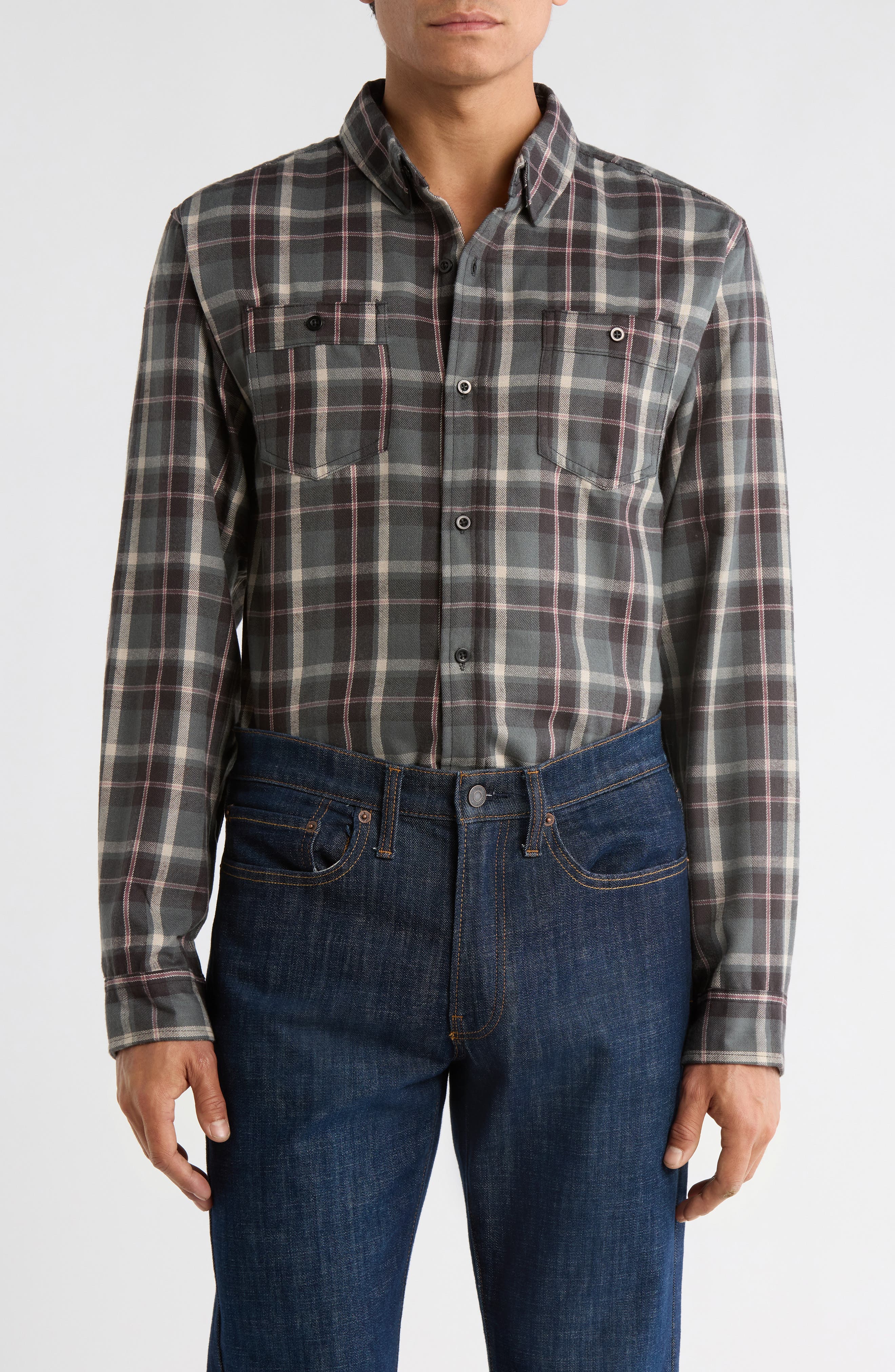 Perfect Plaid Flannel Work Shirt - image 5