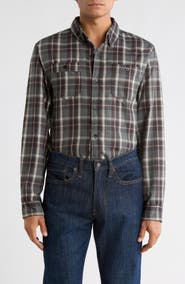 BURNSIDE Perfect Plaid Flannel Work Shirt