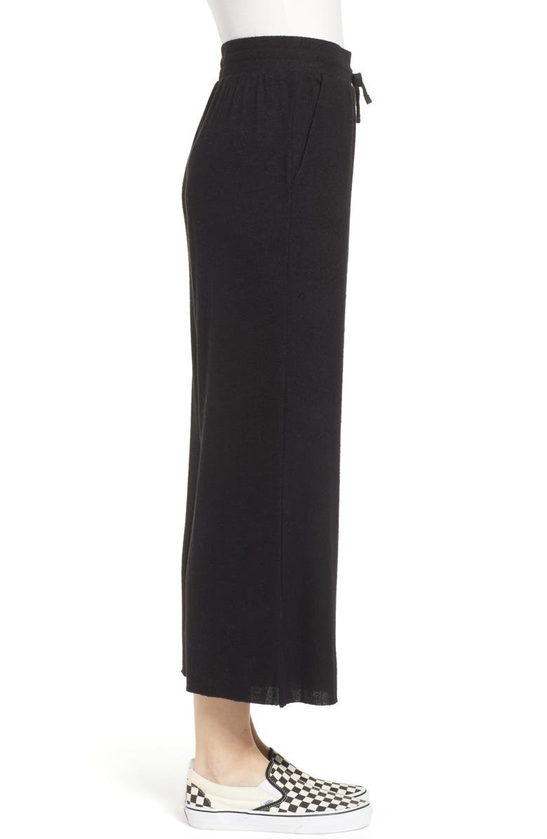 BP. Knit Crop Wide Leg Pants, Alternate, color,