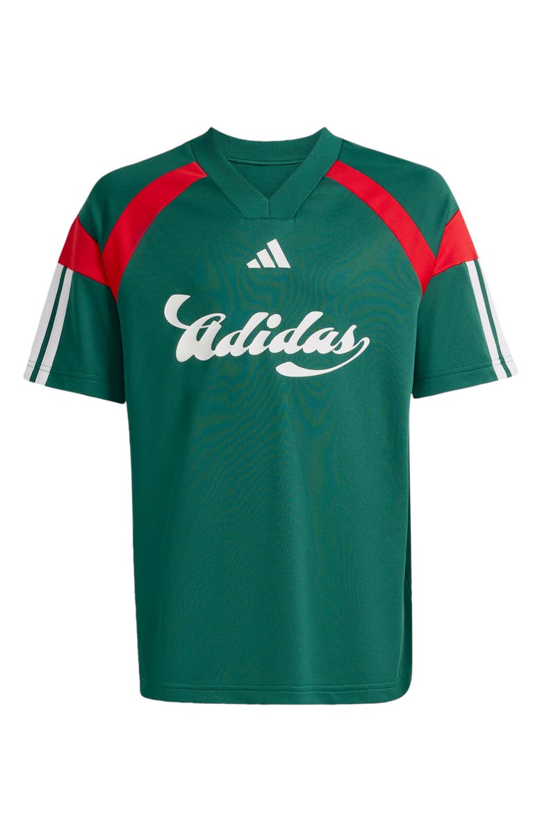 adidas House of Tiro T-Shirt, Alternate, color, Team Dark Green/ White/Scarlet