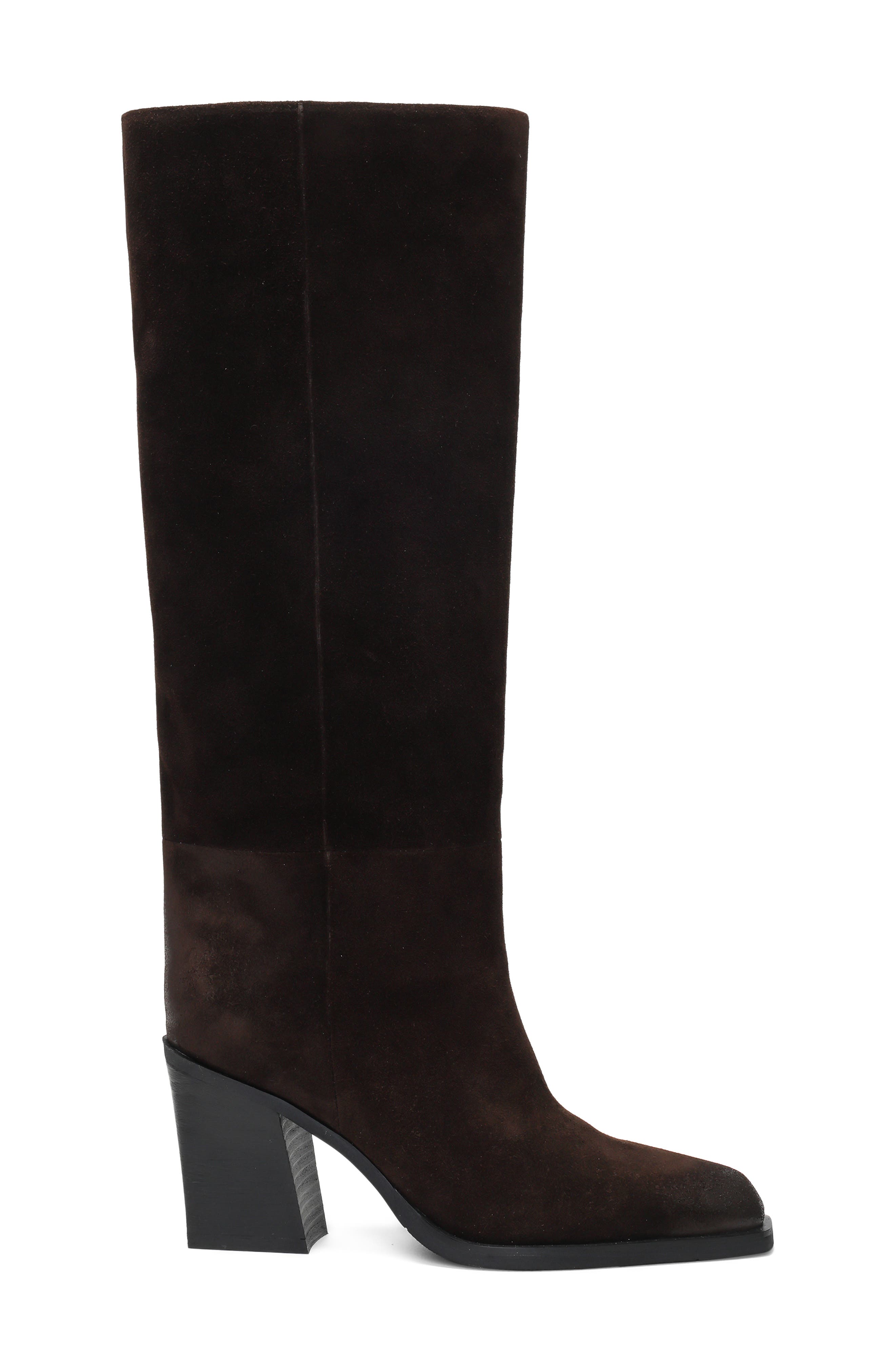 Jackson Knee High Boot, Alternate, color, CHOCOLATE SUEDE