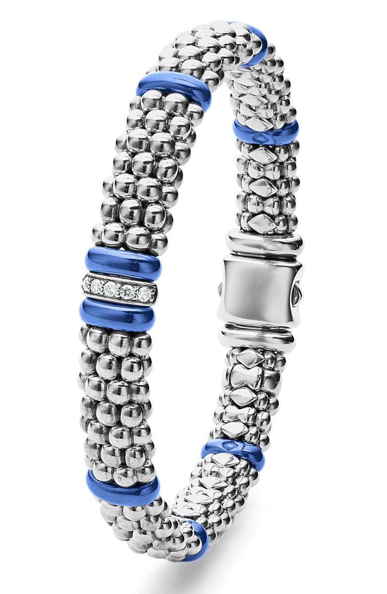 LAGOS Blue Caviar Station Rope Bracelet, Alternate, color, Ultramarine