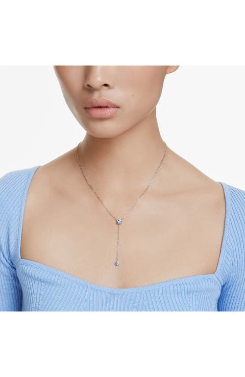 Swarovski Attract Y-necklace In Blue