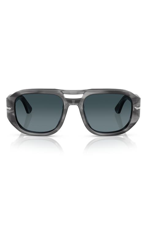 Gender Inclusive Vincent 53mm Polarized Pilot Sunglasses