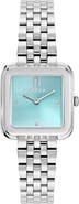 Furla Heritage Minty Dial Square Bracelet Watch, 27.5mm