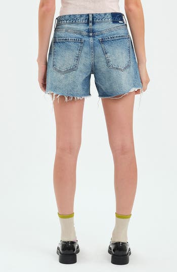 Crossroad Mid Rise Denim Cutoff Shorts