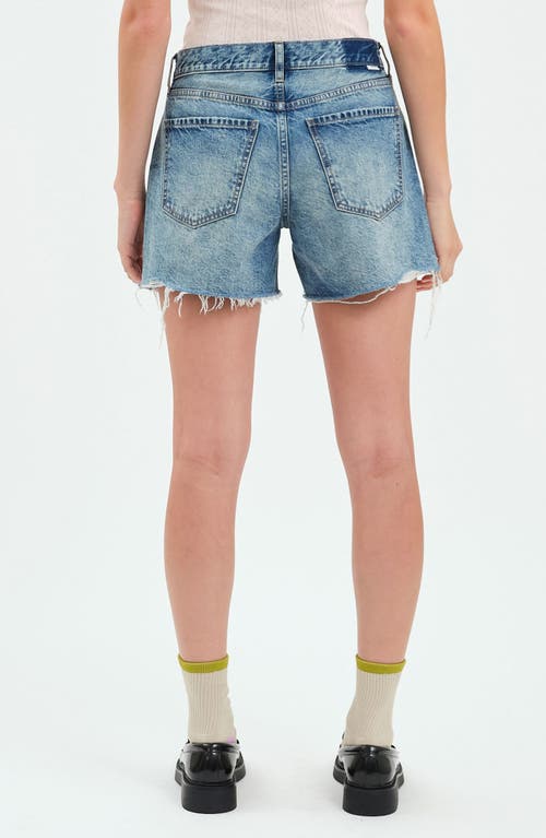 DAZE DAZE CROSSROAD MID RISE DENIM CUTOFF SHORTS