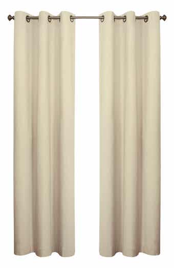 Set of 2 Cotton Curtain Panels