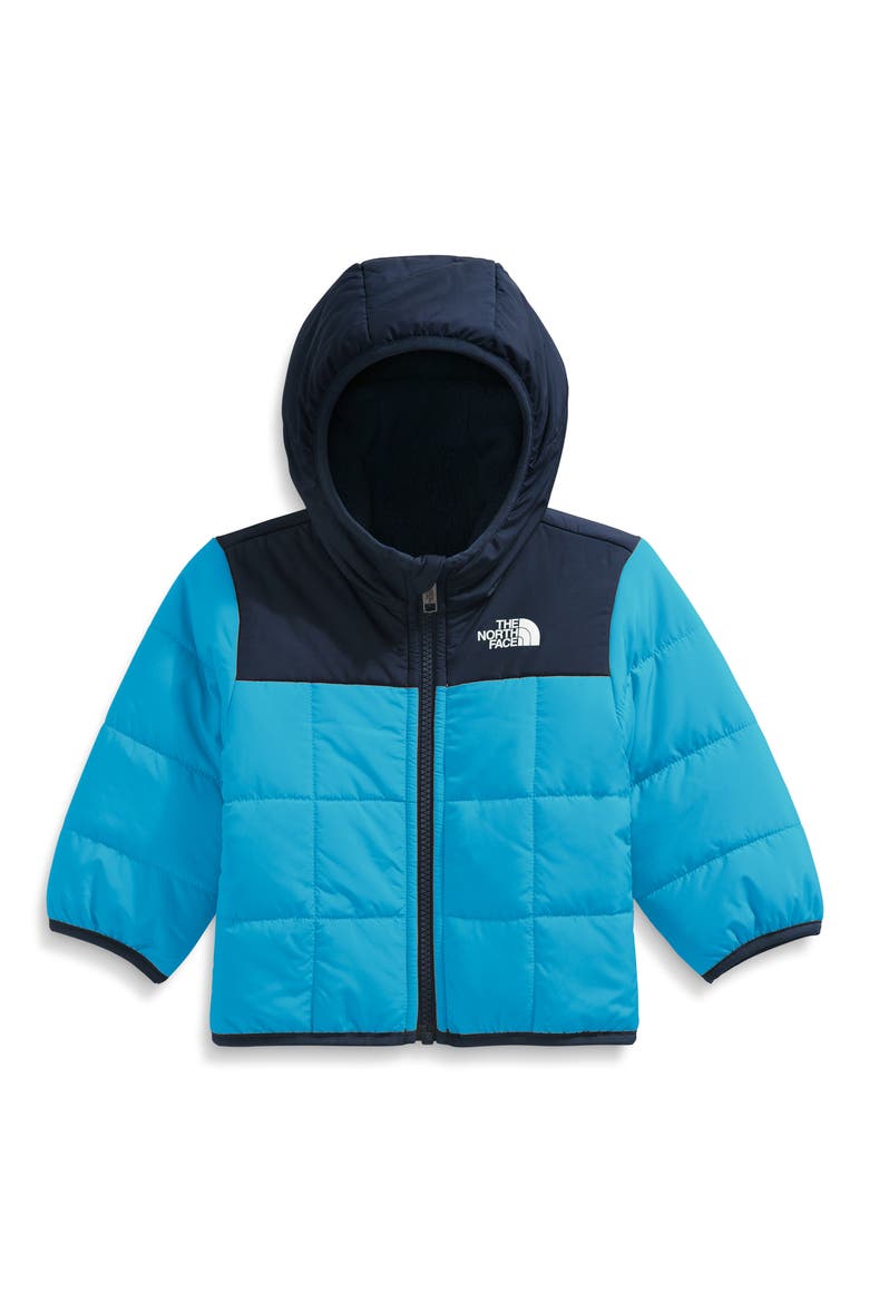 Kids' Shasta Reversible Hooded Jacket, Main, color, MERIDIAN BLUE/ SUMMIT NAVY