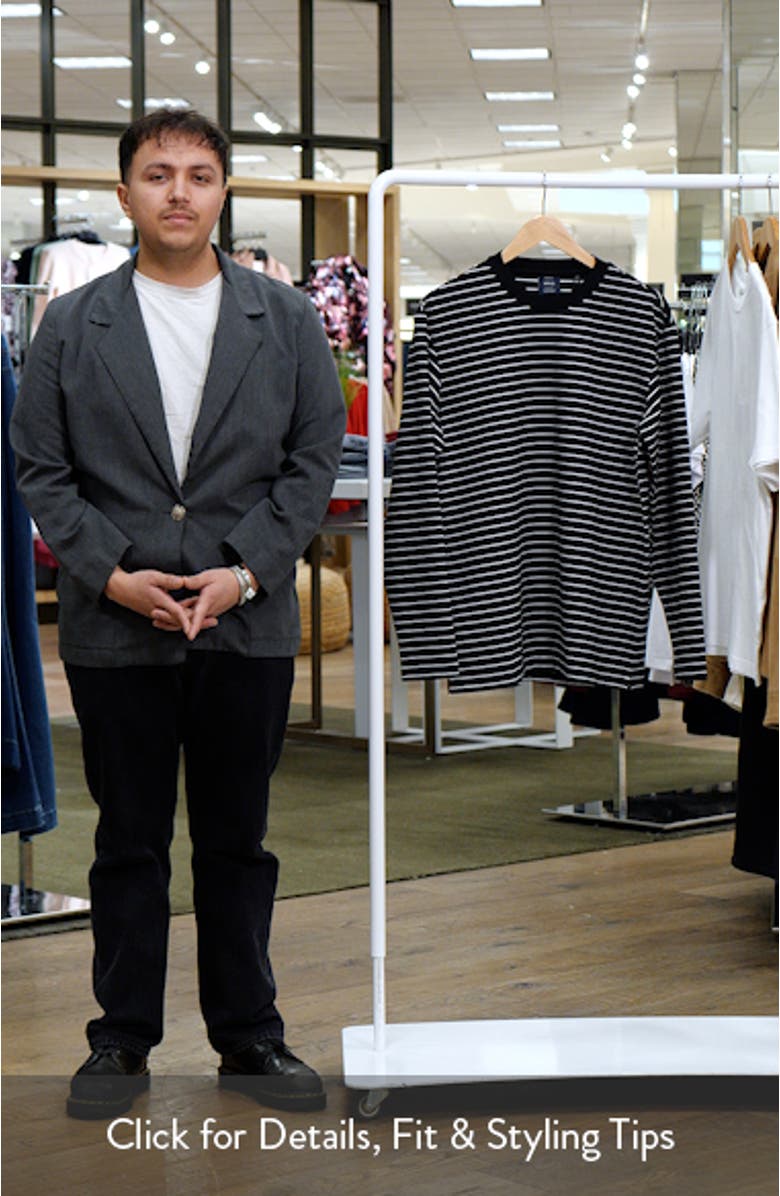 Stripe Long Sleeve T-Shirt, sales video thumbnail