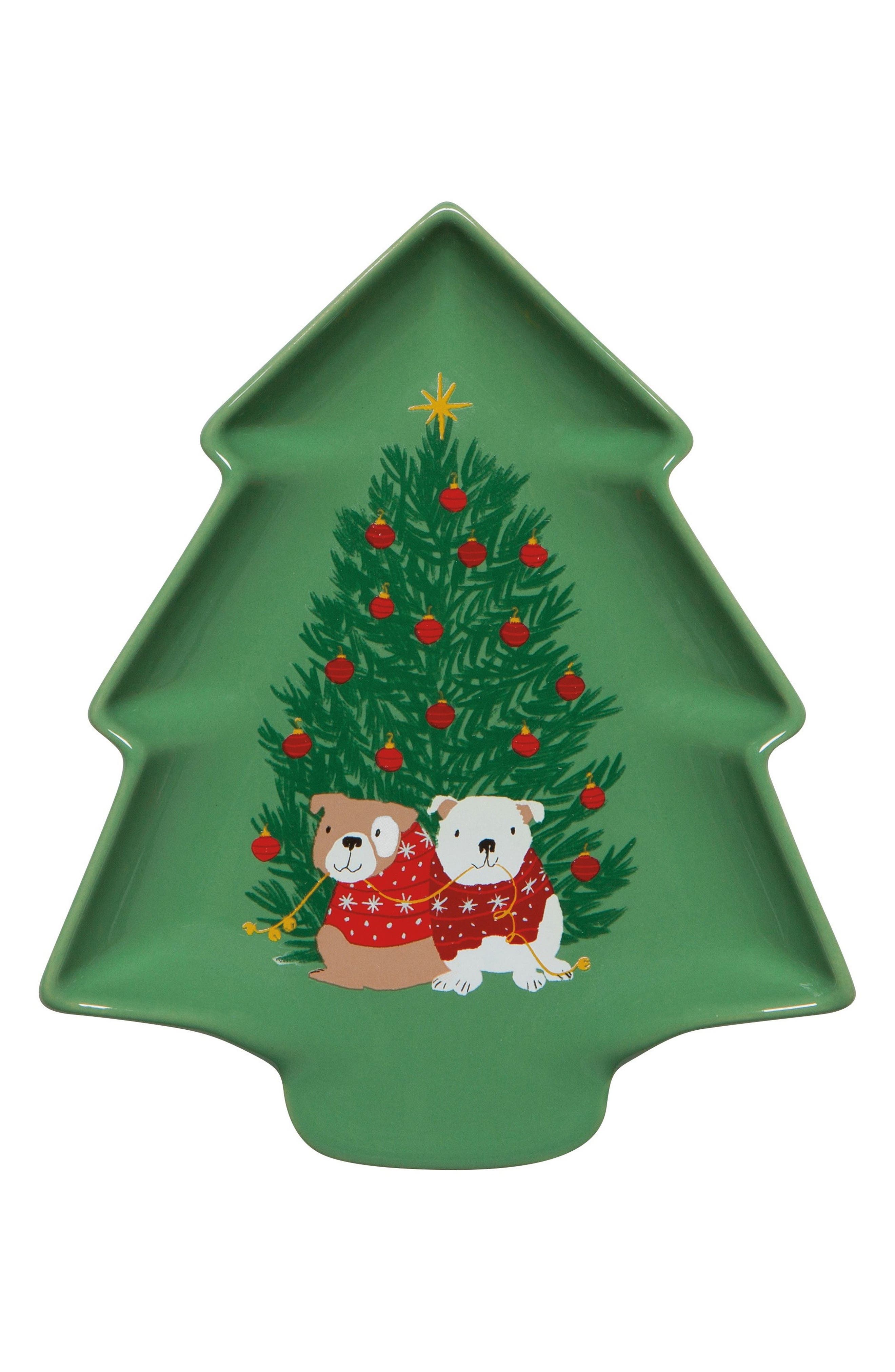 Holiday Hounds Christmas Tree Spoon Rest
