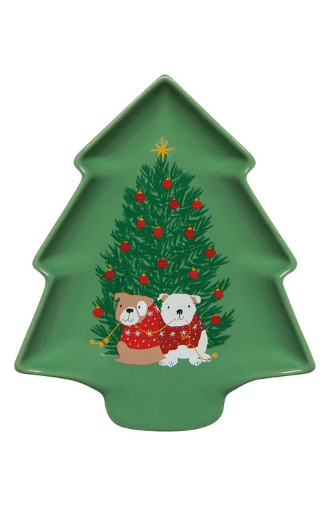 Holiday Hounds Christmas Tree Spoon Rest