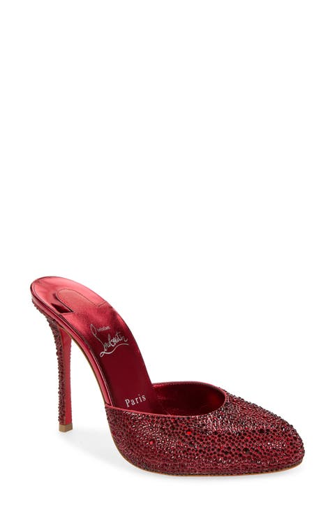 Dolly Strass Heeled Mule