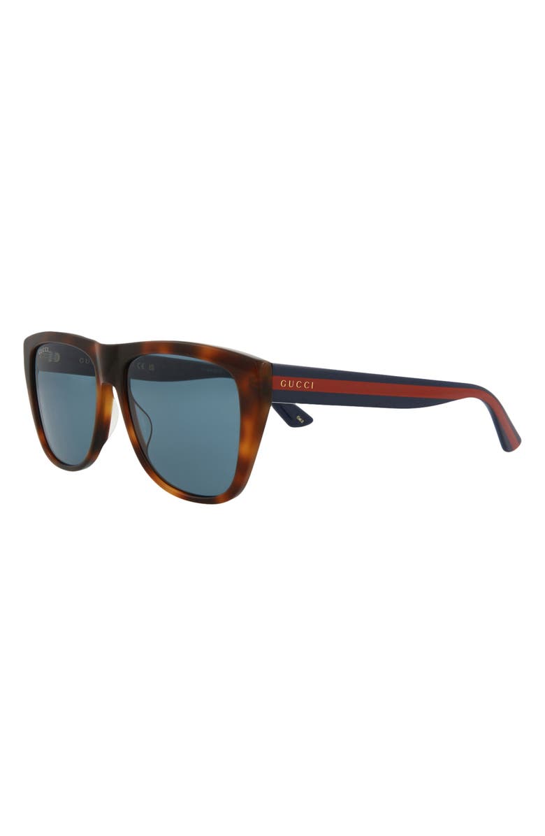 Gucci 57mm Square Sunglasses, Alternate, color, 