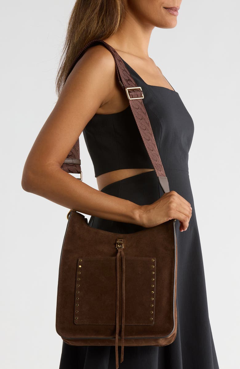 Rebecca Minkoff Darren Large Tote Crossbody Bag, Alternate, color, Brown Tortoise