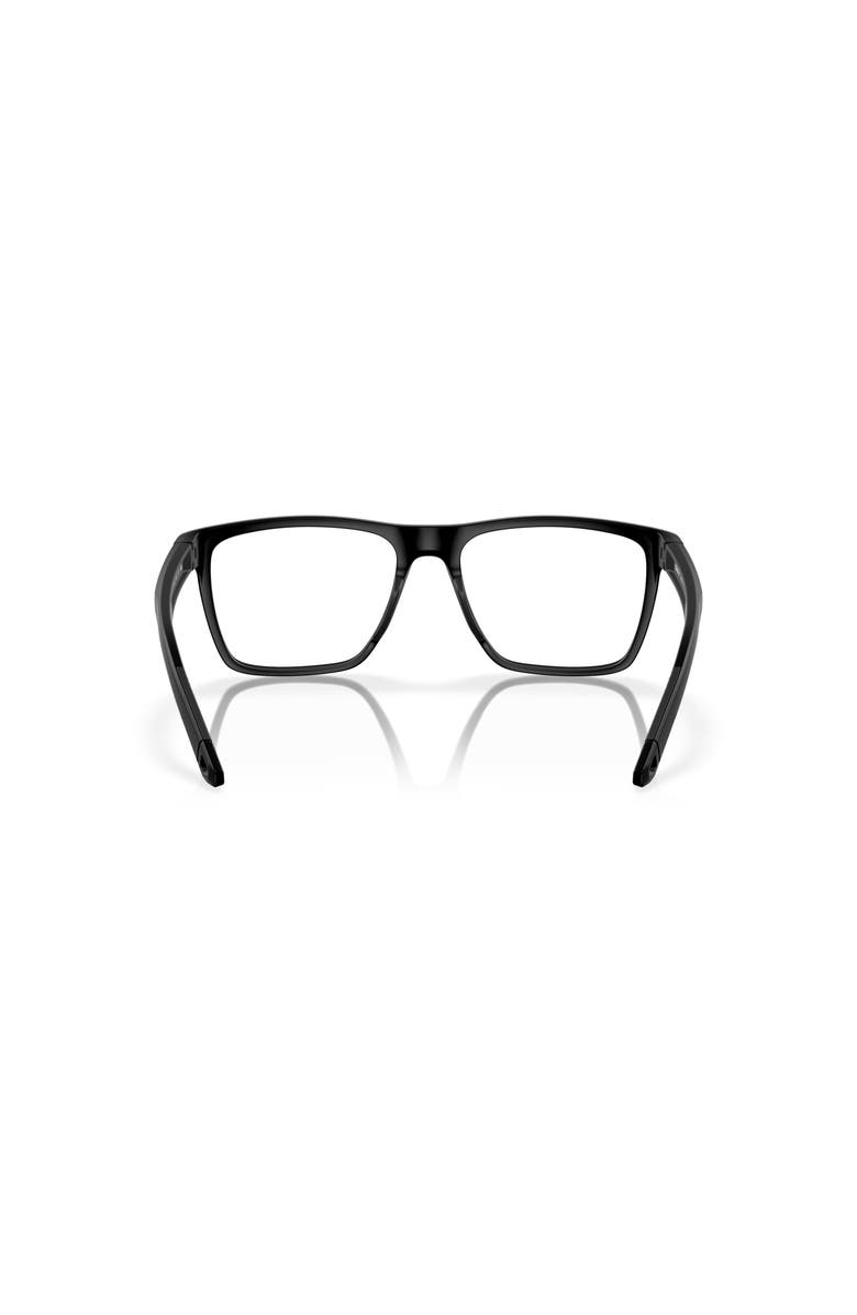 Costa 56mm Rectangle optical glasses, Alternate, color, Black