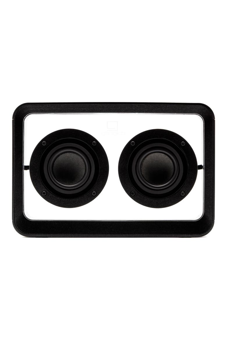 Mage See-Through Bluetooth Speaker, Main, color, BLACK