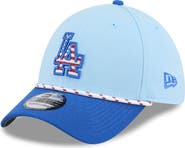 New Era Men's New Era Light Blue/Royal Los Angeles Dodgers 2025 Fourth of July 39THIRTY Flex Hat
