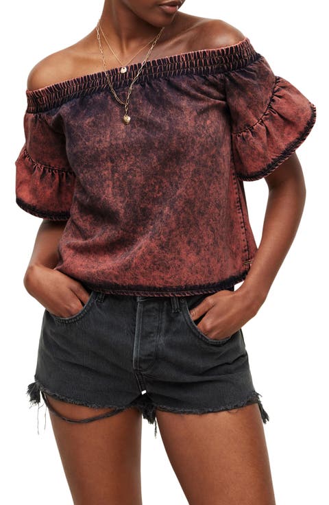 Adela Off the Shoulder Denim Top
