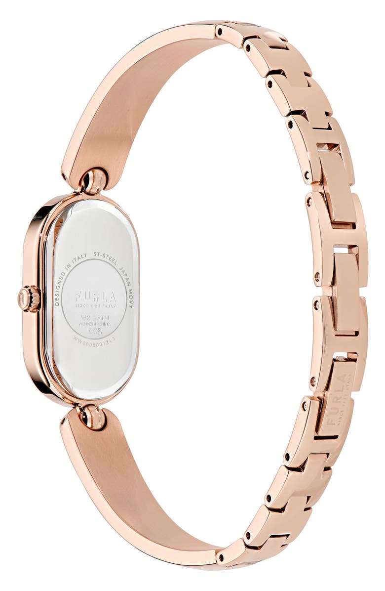 Furla Glamour Chic Bracelet Watch, 19mm x 6.2 mm, Alternate, color, Rose Gold