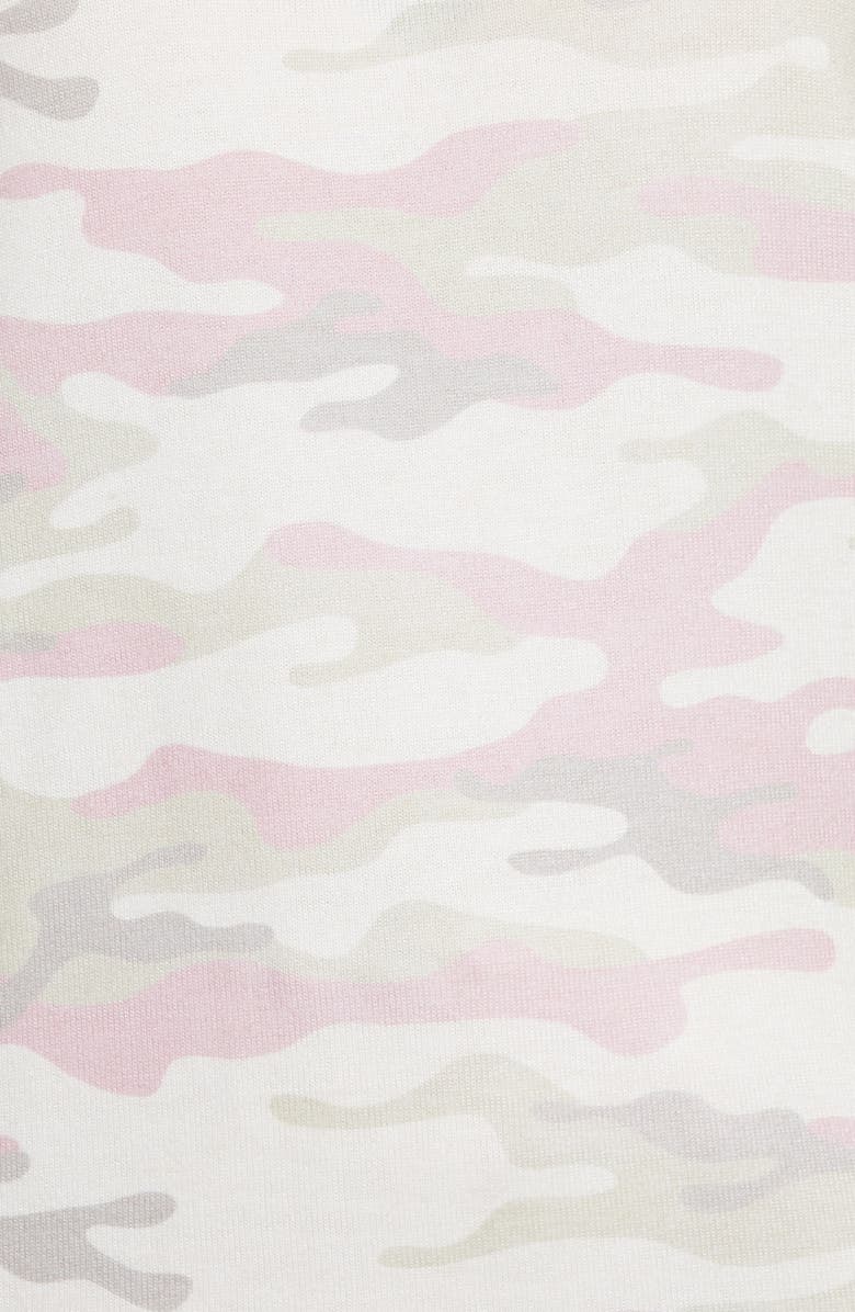 PJ Salvage Peachy Party Camouflage Pajama Top, Alternate, color,
