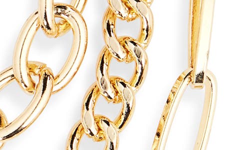 Tasha Heart Pendant Triple Layer Necklace
