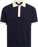 Joe's Contrast Collar Cotton Polo