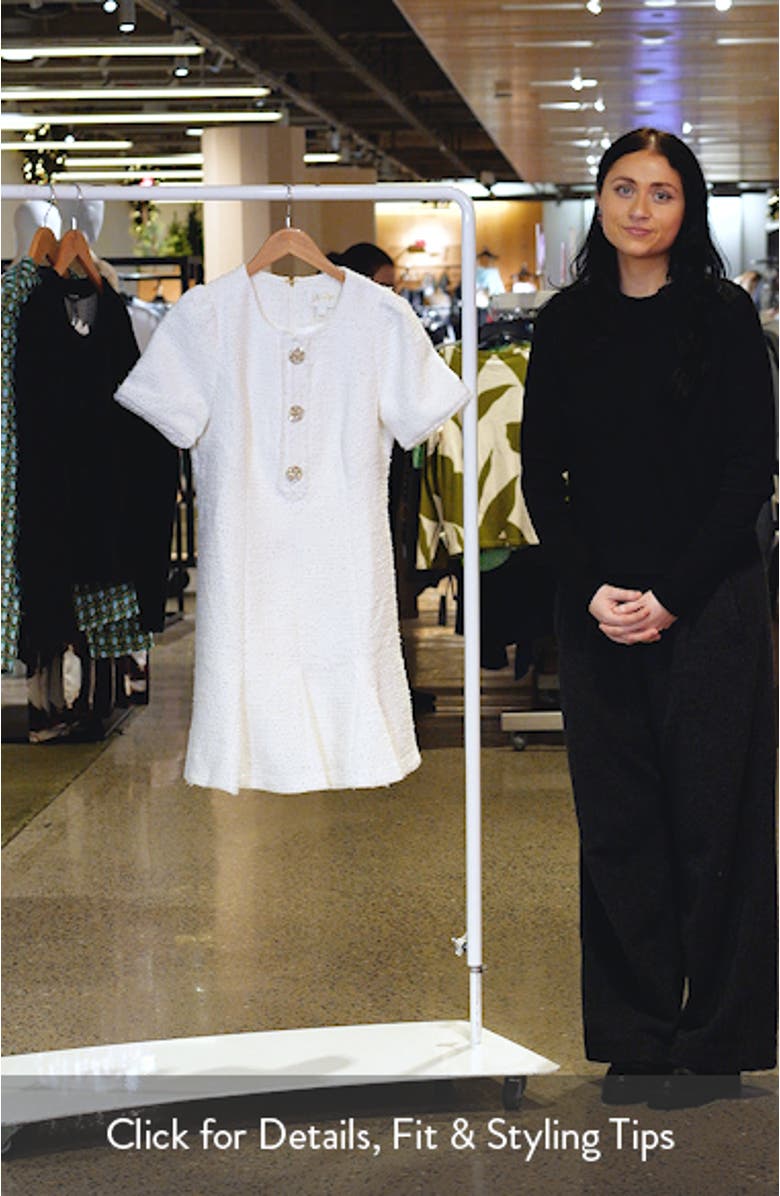 Geneva Bouclé Minidress, sales video thumbnail