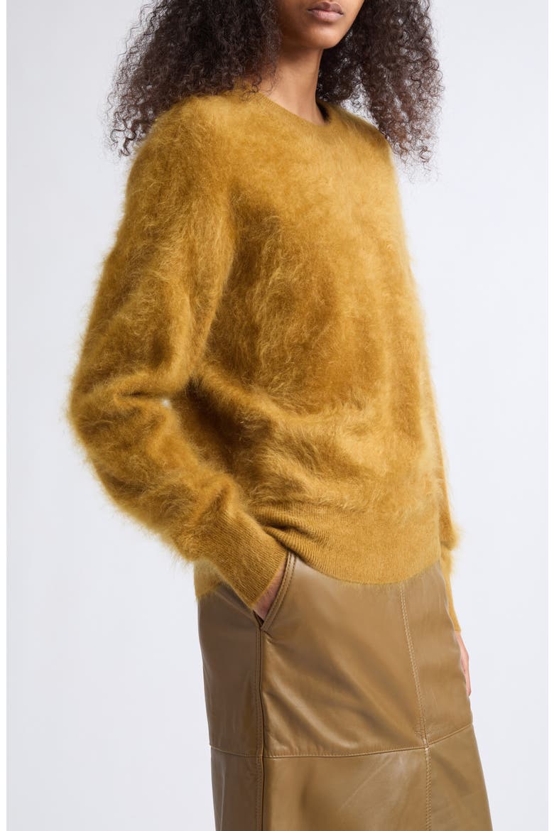 Alina Cashmere Sweater, Alternate, color, OCHRE