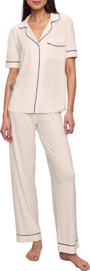 Gisele Short Sleeve Jersey Knit Pajamas