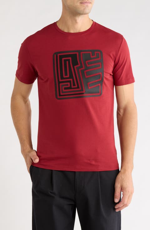 3D Maze Graphic T-Shirt