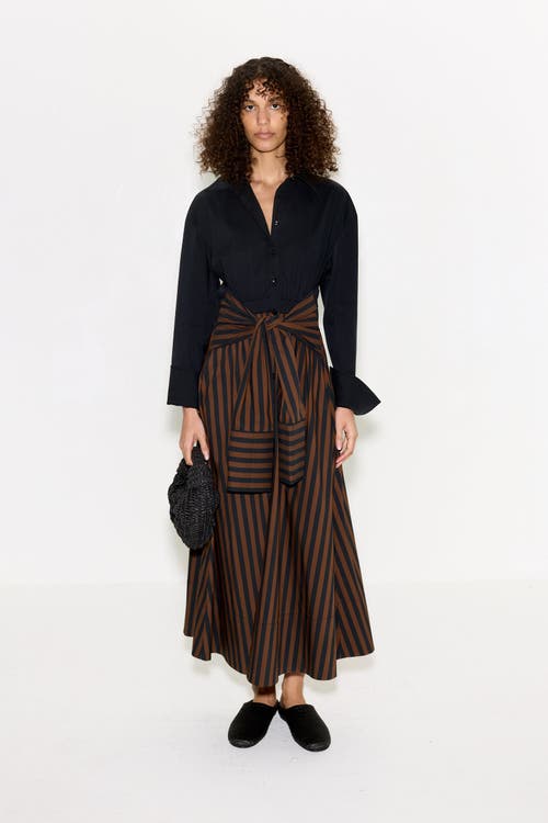 Simonmiller Inna Poplin Maxi Dress In Brown