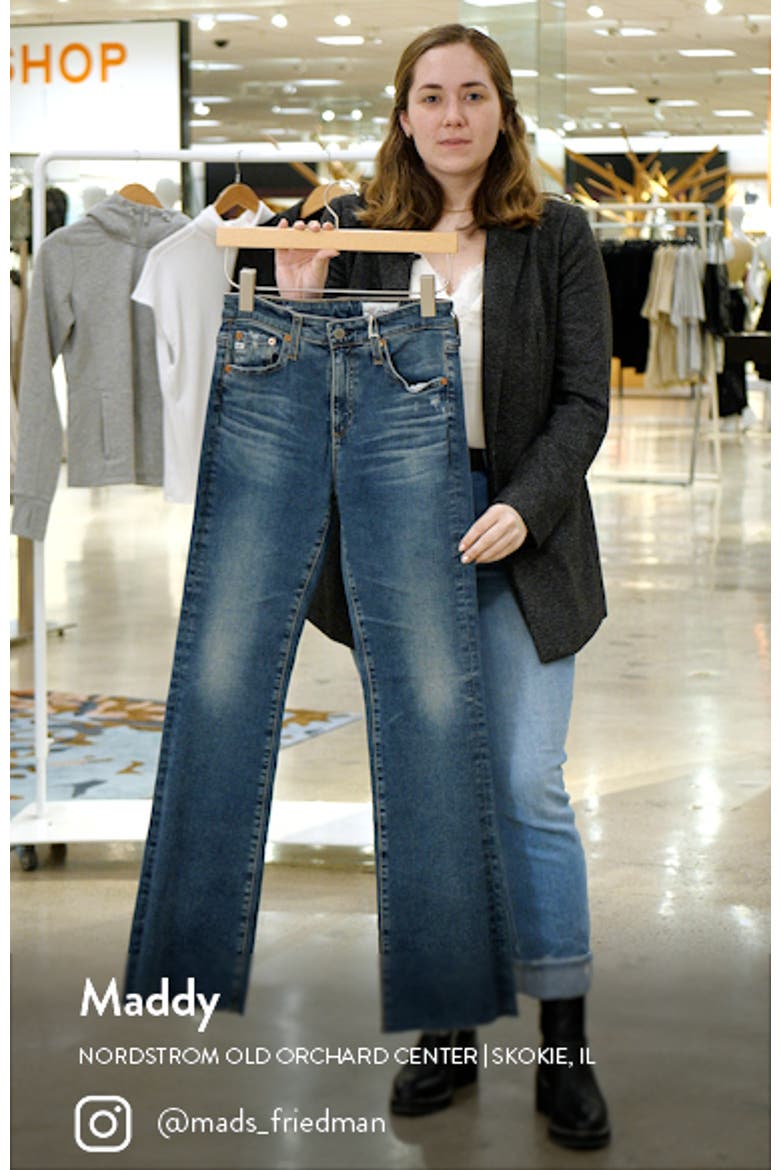 Farrah Fray Hem Bootcut Jeans video