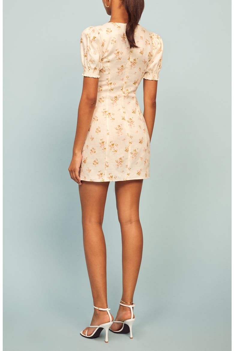 Gina Linen Minidress, Alternate, color, MILDRED