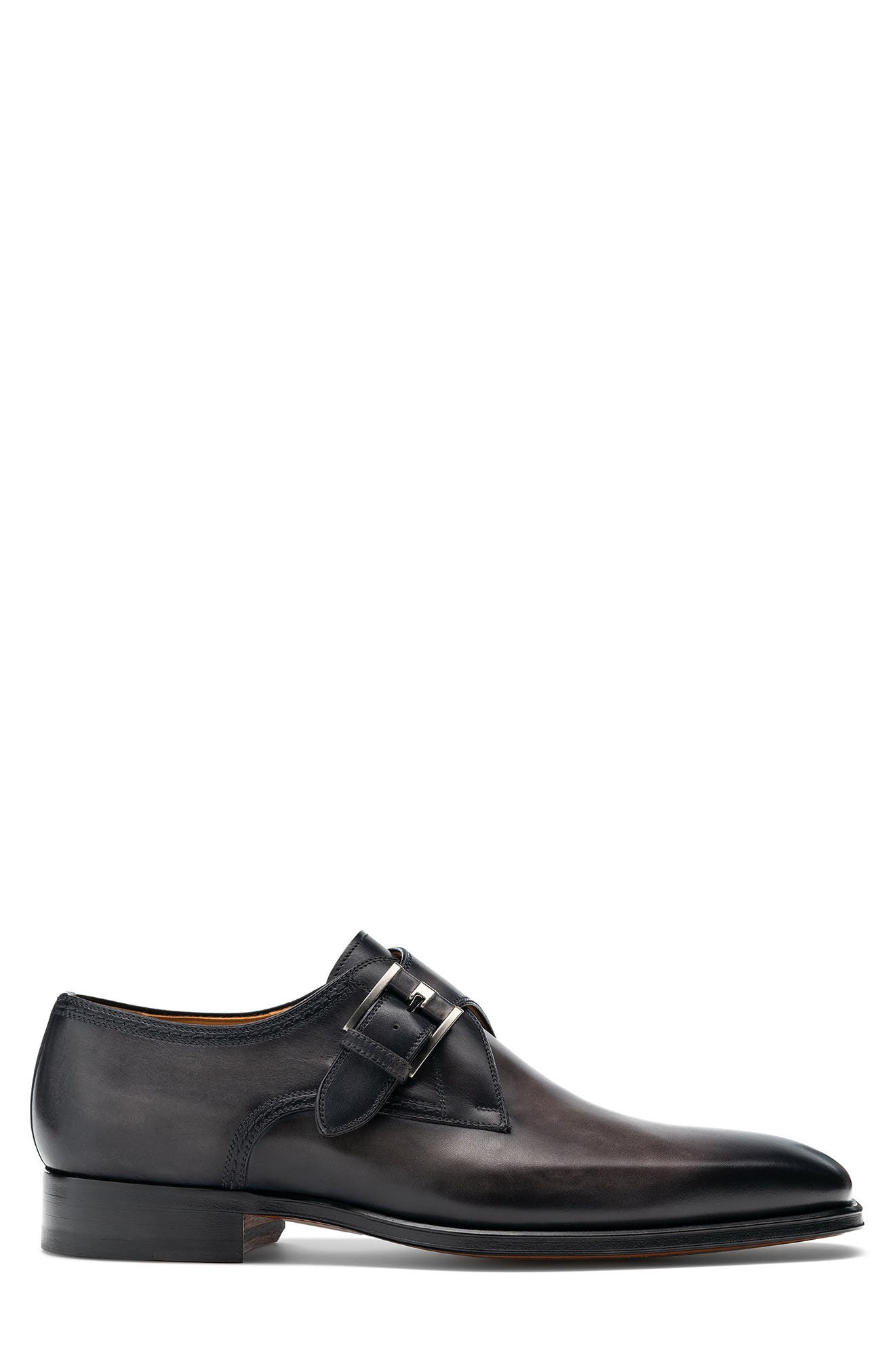 Marco II Monk Strap Shoe, Alternate, color, GREY