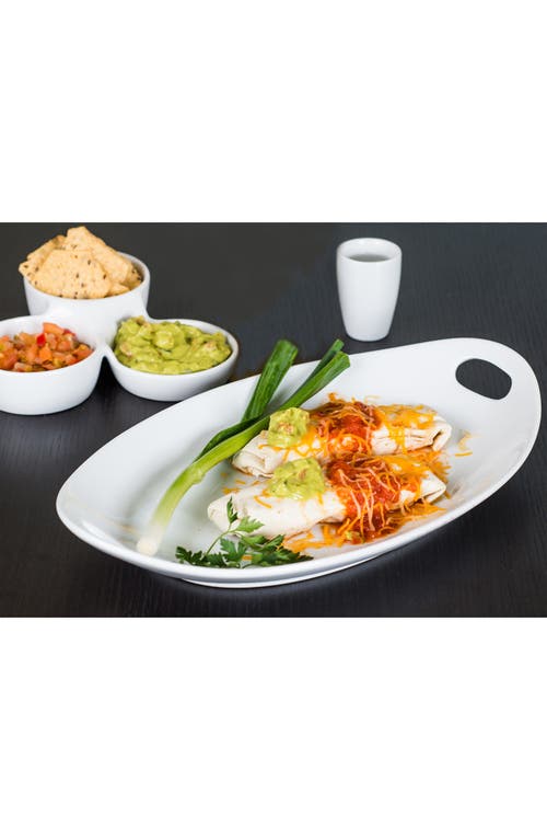Bia Cordon Bleu Porcelain Oval Platter In White