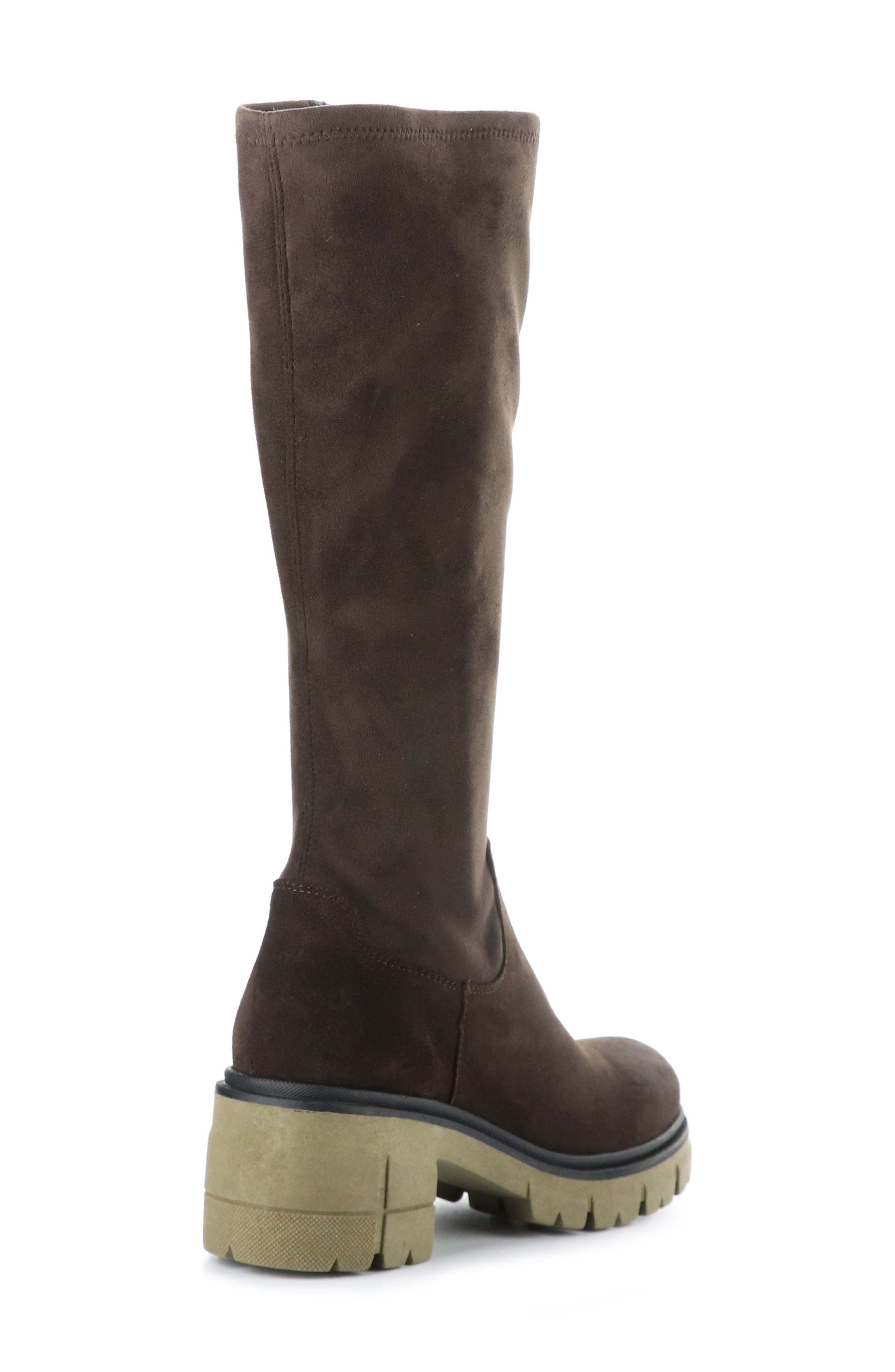 Bos. & Co. Brenna Waterproof Platform Knee High Boot, Alternate, color, Dark Brown/ Brown/ Khaki